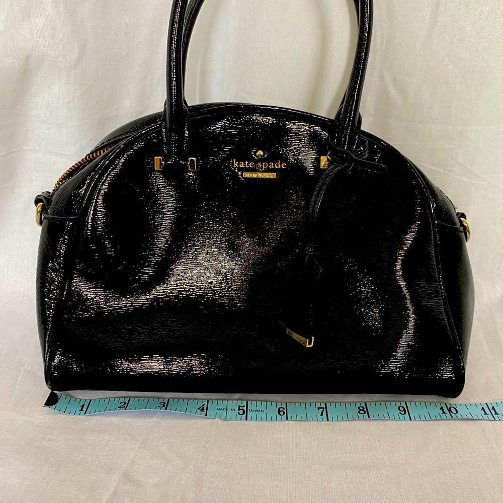 Kate Spade Black patent leather handbag
